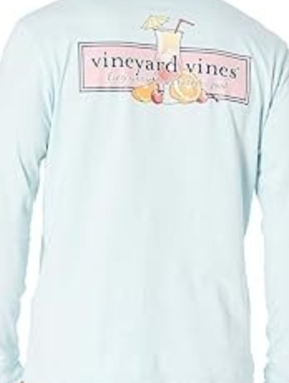 Vineyard Vines Light Blue Long-Sleeve Graphic Tee